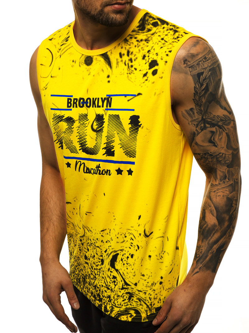 Maiou bărbați galben OZONEE JS/KS2075