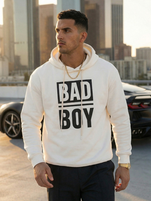 Hanorac bărbați alb OZONEE JS/65B3909/1Z