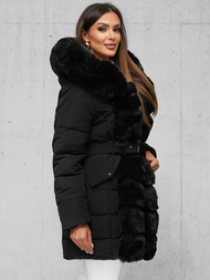 Geacă de femei neagra OZONEE JS/11Z8096Z