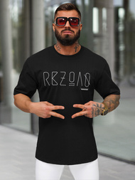 Tricou bărbați negru OZONEE O/QQ1185