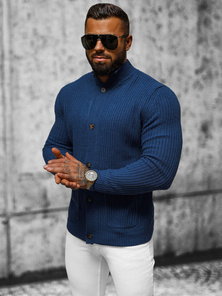 Pulover bărbați albastru marin OZONEE NB/MM6020/6