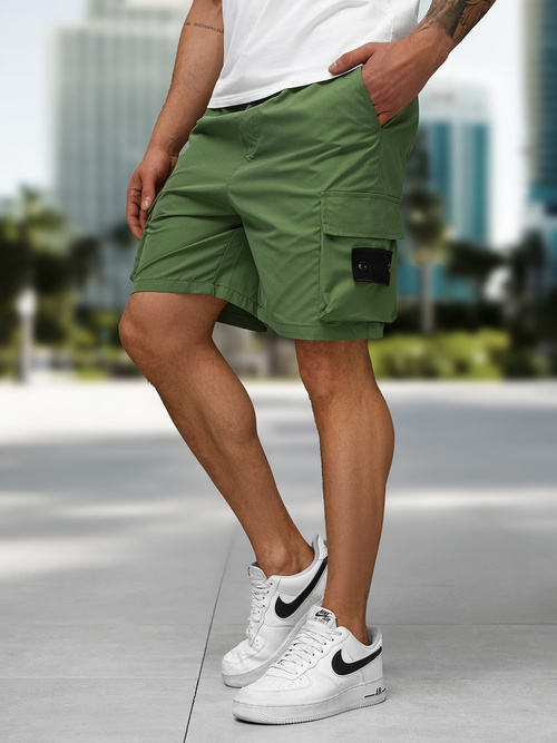 Pantaloni scurți bărbați kaki OZONEE JS/27K6538/60