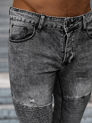 Blugi bărbaţi negri OZONEE NB/MP0069N