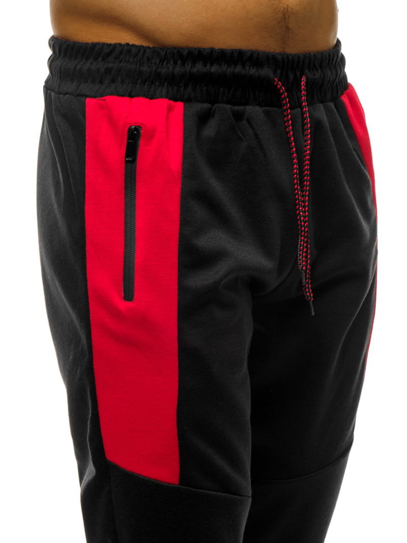 Pantaloni de trening bărbaţi negri OZONEE JS/JZ11011