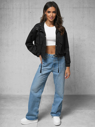 Jachetă de femei neagră OZONEE O/G118