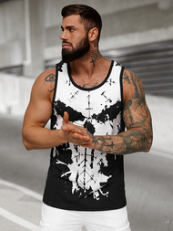 Maiou bărbați neagră OZONEE JS/8B1708/3Z