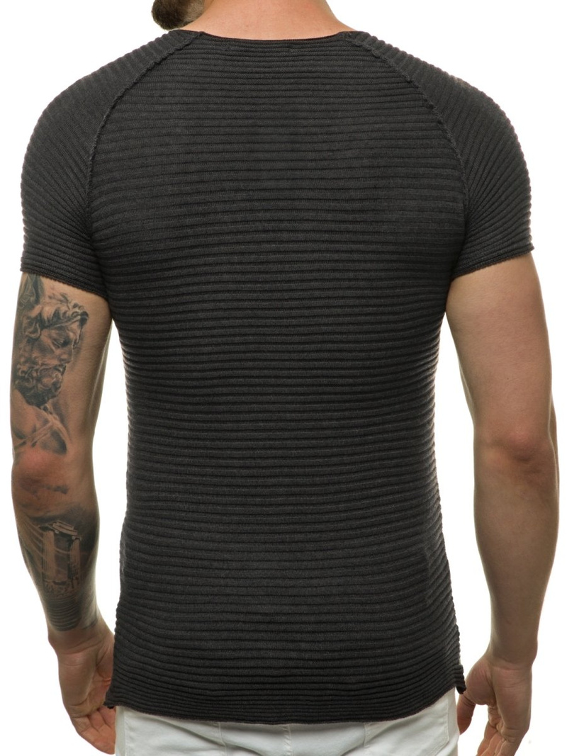 Pulover bărbați albastru antracit OZONEE L/2297