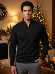 Pulover bărbați negru OZONEE NB/MM6007/4Z