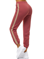 Pantaloni de training femei roz OZONEE JS/1020/B17