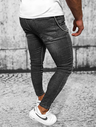 Blugi Bărbaţi negri OZONEE O/MB463