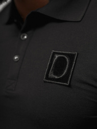 Tricou polo bărbați negru OZONEE NB/MT3105Z