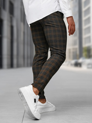 Pantaloni chino bărbaţi antracit OZONEE DJ/5632Z