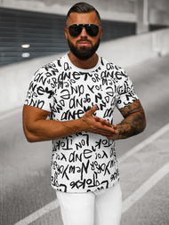 Tricou bărbați alb OZONEE O/T1268/1