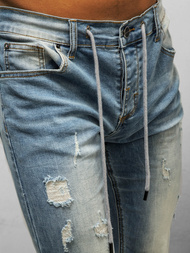 Blugi pentru barbati albaștri deschis OZONEE NB/MP0016BC