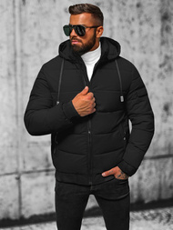 Geacă de bărbați neagră OZONEE JS/31M5006