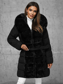 Geacă de femei neagra OZONEE JS/5M3158/392