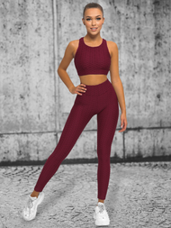 Trening dama doua piese bordo OZONEE O/22753