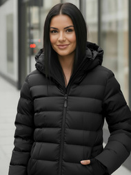 Geacă de iarnă femei neagră OZONEE JS/M769/392