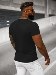 Tricou bărbați negru OZONEE JS/712007Z 