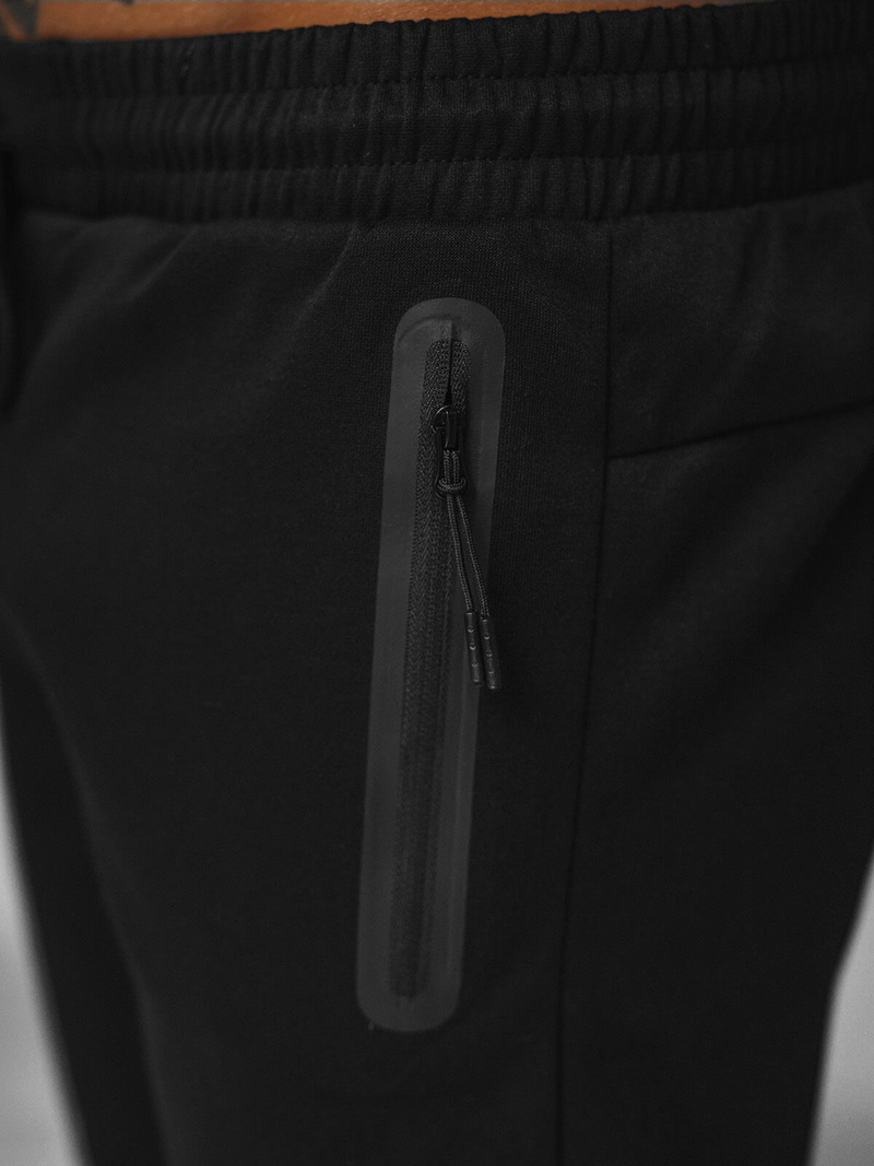 Pantaloni scurți sport bărbați negri OZONEE JS/17K533/3