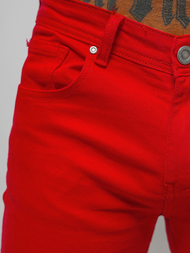 Blugi Bărbaţi Rosii OZONEE O/E7887R