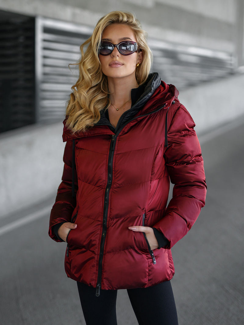 Geacă de femei bordo OZONEE JS/5M3316/1