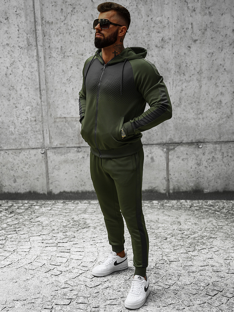 Compleu sport bărbaţi verde OZONEE JS/C8116