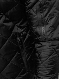 Jachetă bărbați neagră OZONEE JS/8M986/392