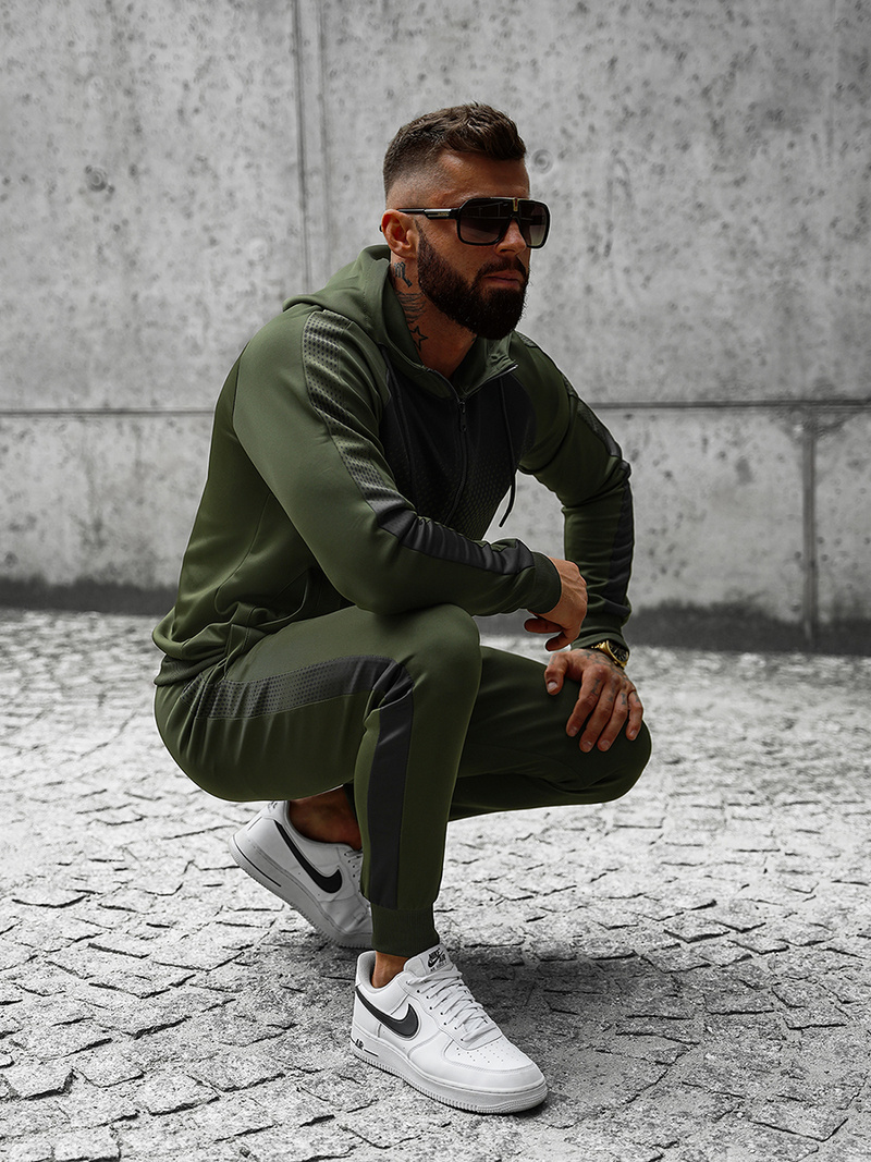 Compleu sport bărbaţi verde OZONEE JS/C8116