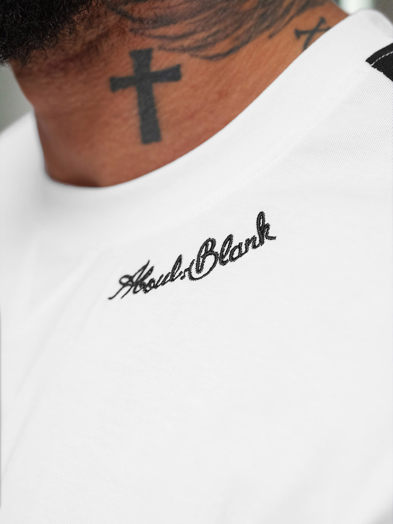 Tricou bărbați alb OZONEE O/QQ1195Z