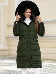 Geacă de femei kaki OZONEE O/W377Z