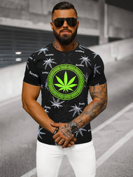 Tricou bărbați negru OZONEE O/T139/3