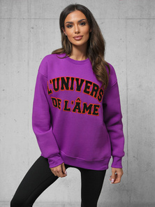 Bluză oversize violet OZONEE O/SWE23055