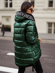 Geacă de femei verde OZONEE JS/5M3188/238Z