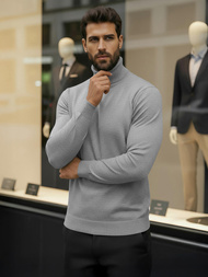 Pulover bărbați gri OZONEE V/V24504