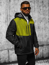 Jachetă bărbați neagră OZONEE JS/22M311/392