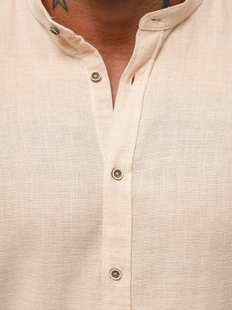 Cămașă bărbați piersică OZONEE O/V85