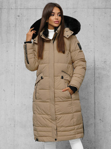 Geacă de femei bej închis OZONEE O/W377