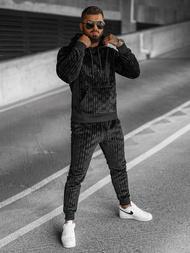 Trening catifea bărbați negru OZONEE O/3A81Z