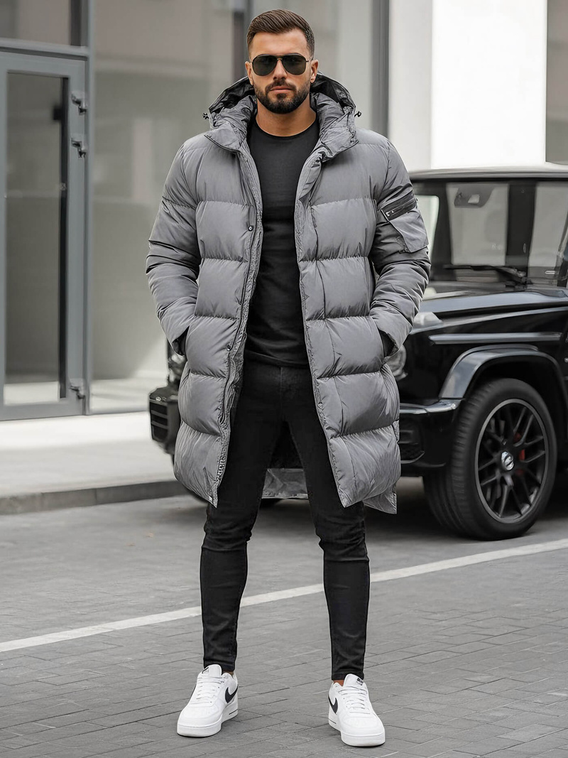 Geacă bărbați gri OZONEE O/M799Z