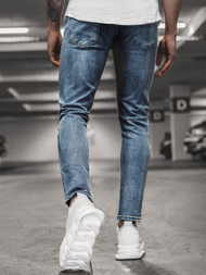 Pantaloni bărbaţi albaștri OZONEE DP/521