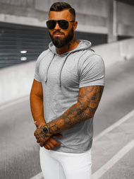 Tricou bărbați gri OZONEE JS/8T89/2