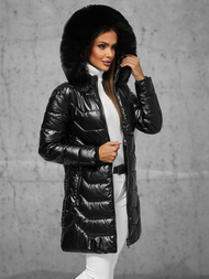 Geacă de femei neagra OZONEE JS/16M9122/392