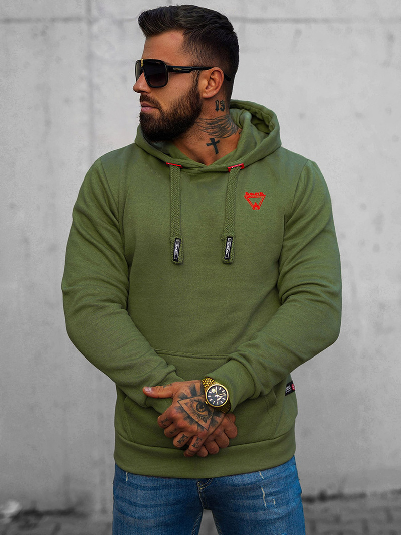 Hanorac bărbați verde OZONEE O/H1060