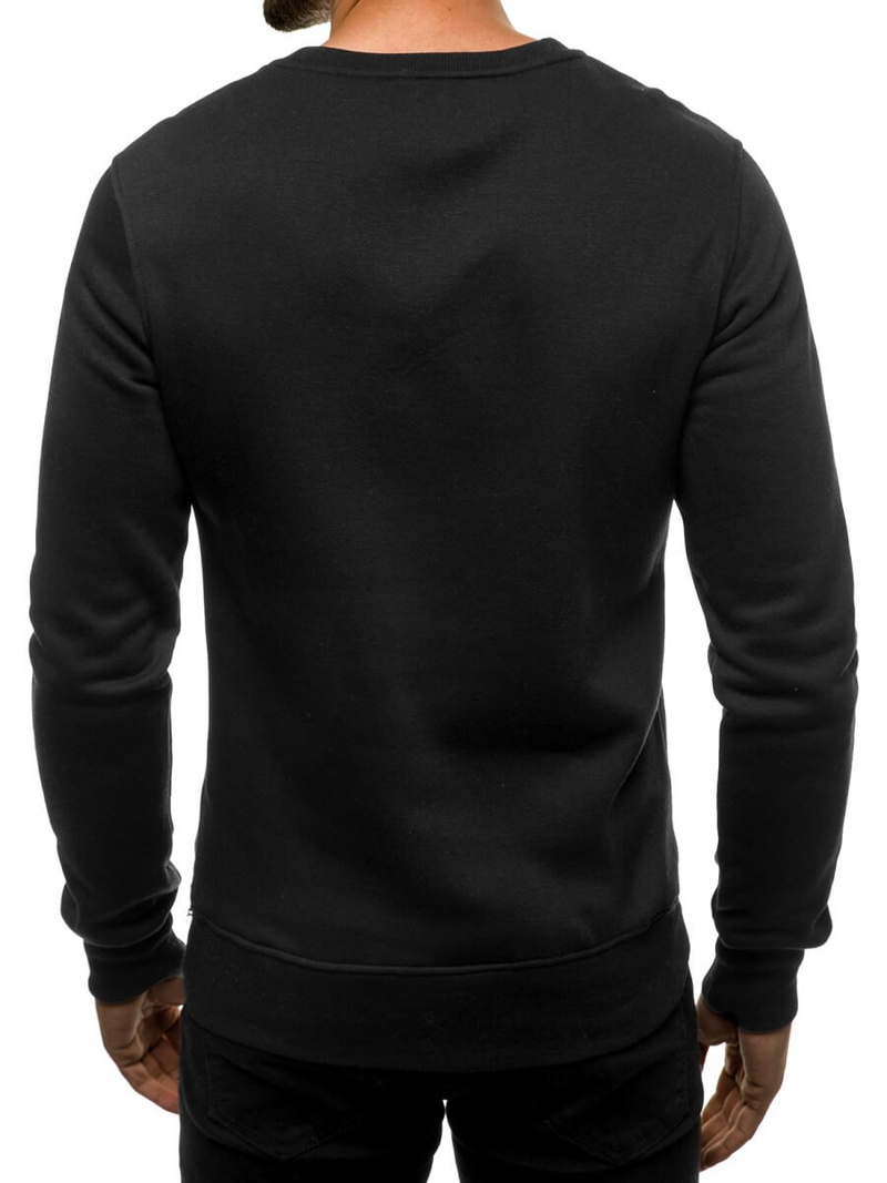 Hanorac bărbați negru-verde OZONEE JS/2020/31