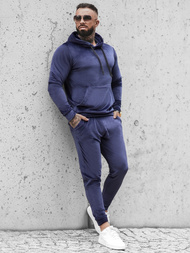 Trening catifea bărbați albastru marin OZONEE O/12131Z