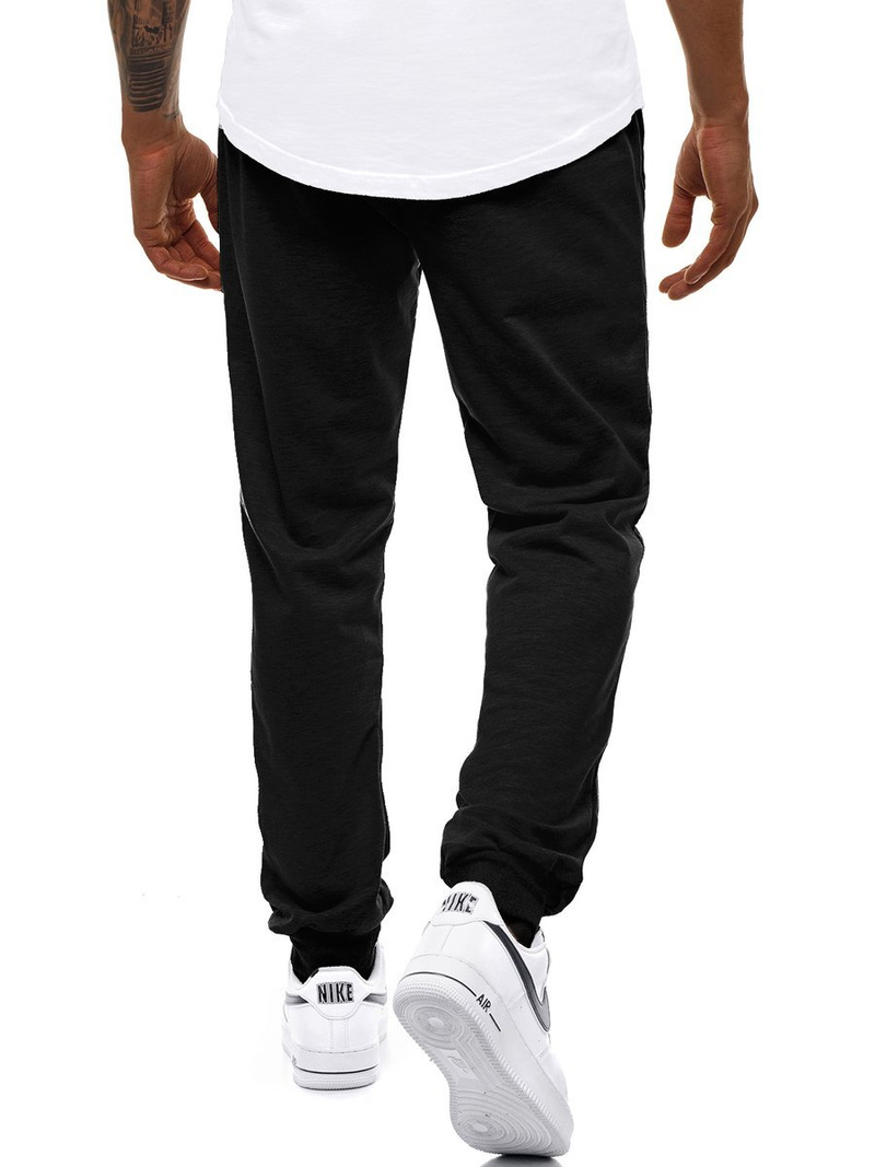 Pantaloni de trening bărbaţi negri OZONEE JS/HH02