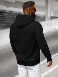 Hanorac bărbați neagră OZONEE NB/MF2003