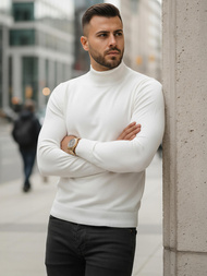 Pulover bărbați alb OZONEE V/V24503