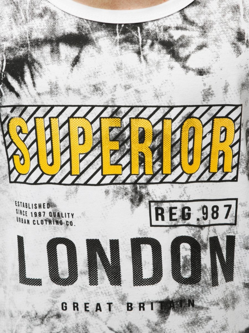 Tricou bărbați alb OZONEE JS/SS11037Z